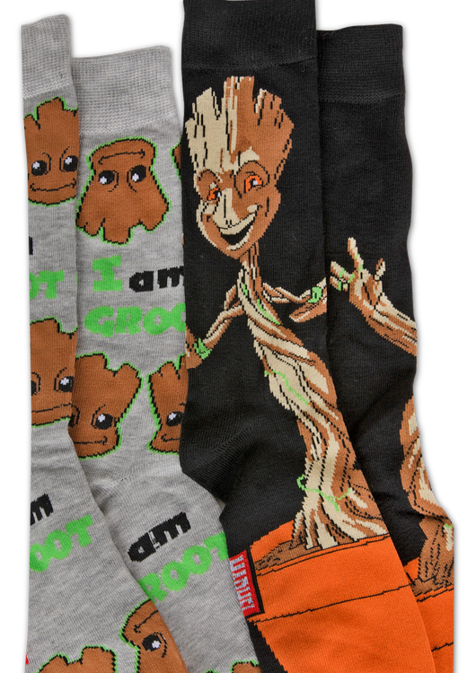 Groot 2-Pack Marvel Comics Socks - main product image