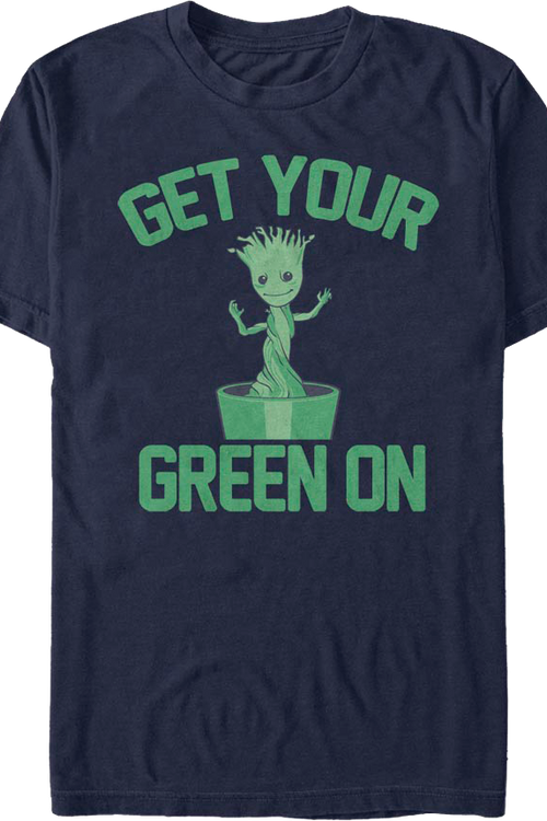 Groot Get Your Green On Marvel Comics T-Shirtmain product image