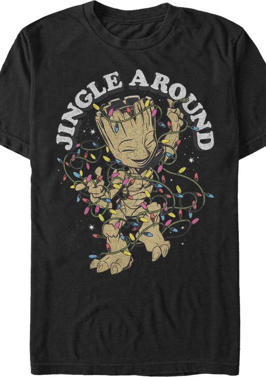 Groot Jingle Around Marvel Comics T-Shirt - main product image