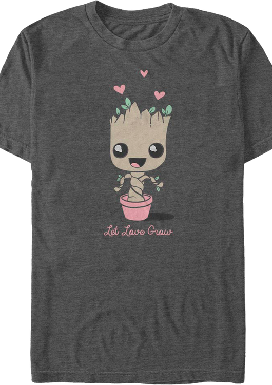 Groot Let Love Grow Marvel Comics T-Shirt - main product image
