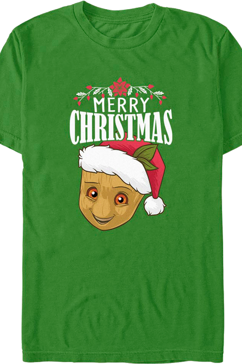 Groot Merry Christmas Guardians of the Galaxy T-Shirtmain product image