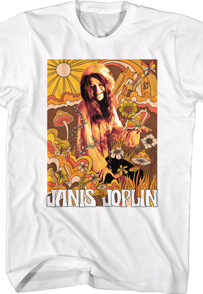 Groovy Drawings Janis Joplin T-Shirt