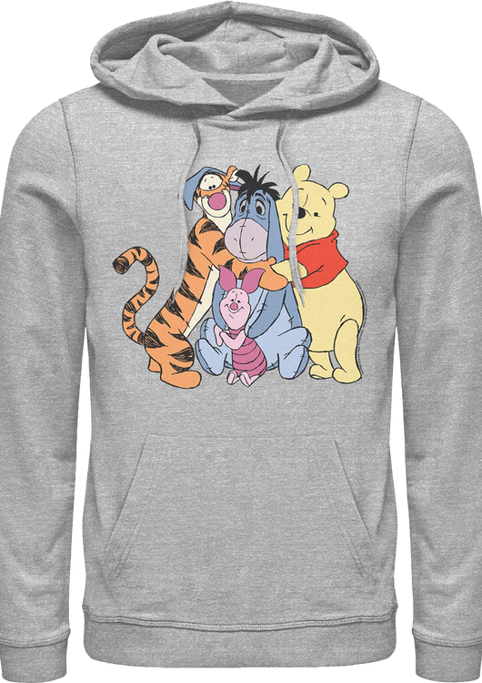 Group Hug Winnie The Pooh Hoodie - main product image