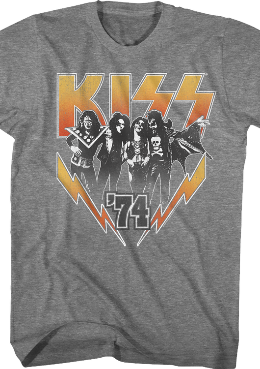 Group Photo '74 KISS T-Shirt - main product image