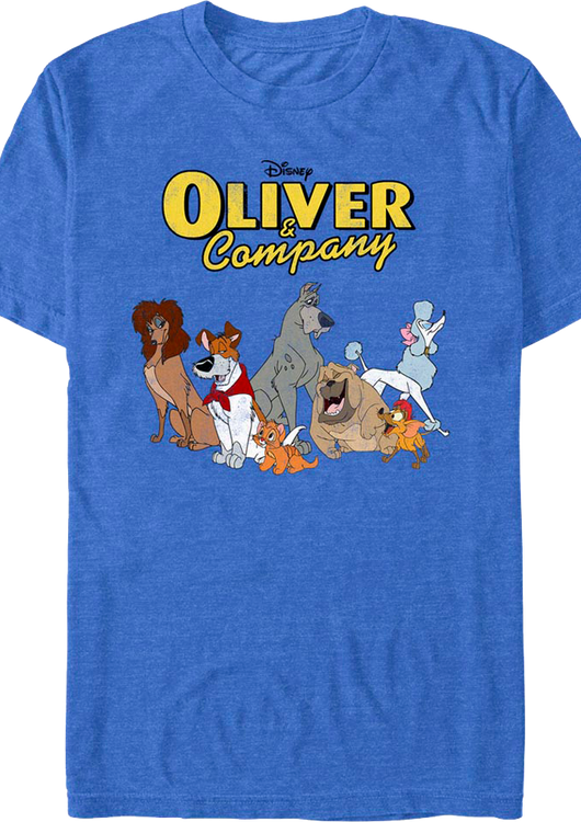 Group Photo Oliver and Company Disney T-Shirt - main product image