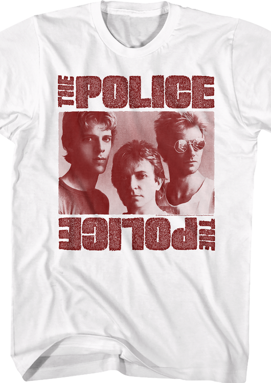 Group Photo The Police T-Shirt - main product image
