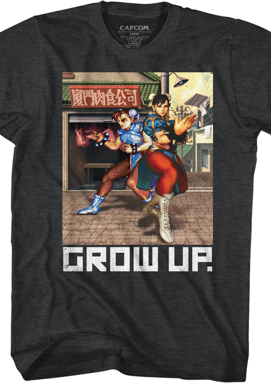 Grow Up Street Fighter T-Shirt - main product image