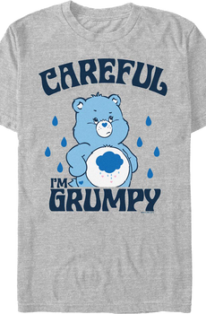 Grumpy Bear Careful Warning Care Bears T-Shirt