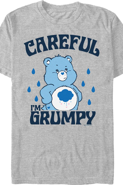 Grumpy Bear Careful Warning Care Bears T-Shirtmain product image