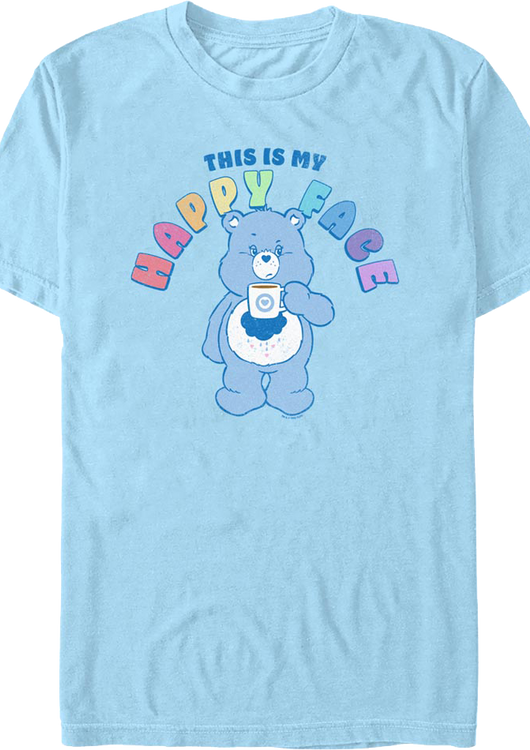 Grumpy Bear This Is My Happy Face Care Bears T-Shirt - main product image