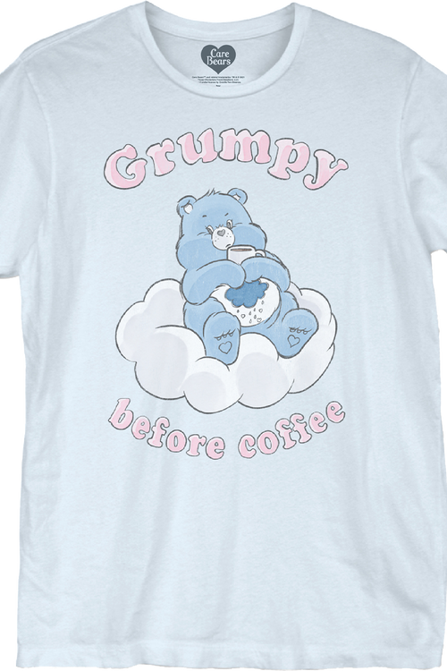 Grumpy Before Coffee Care Bears T-Shirtmain product image