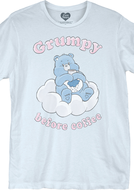 Grumpy Before Coffee Care Bears T-Shirt - main product image