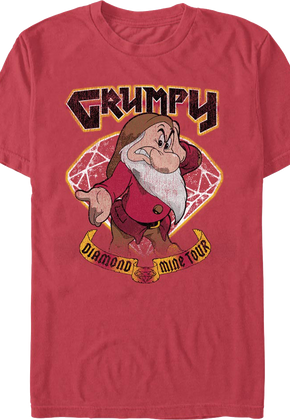 Grumpy Diamond Mine Tour Snow White Disney T-Shirt