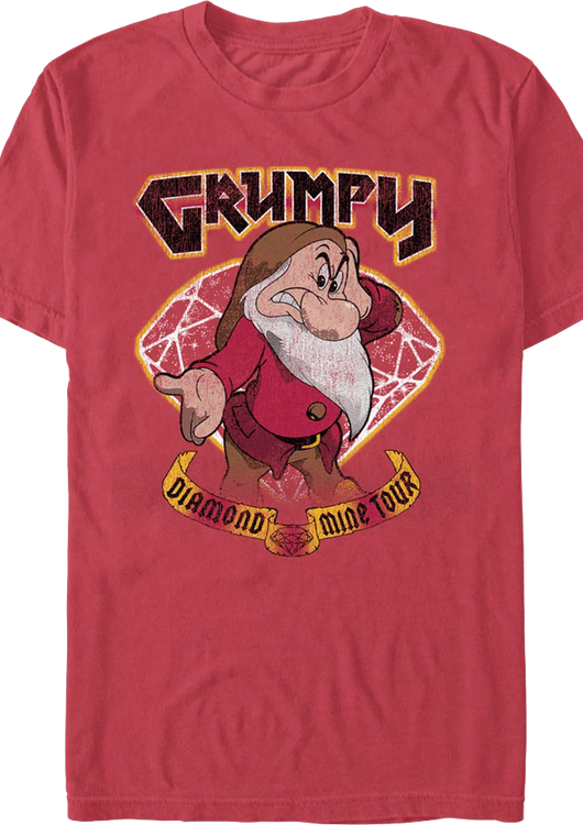 Grumpy Diamond Mine Tour Snow White Disney T-Shirt - main product image
