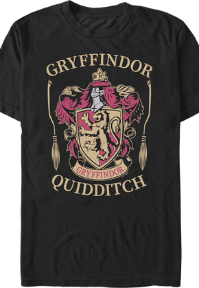 Gryffindor Quidditch Crest Harry Potter T-Shirt