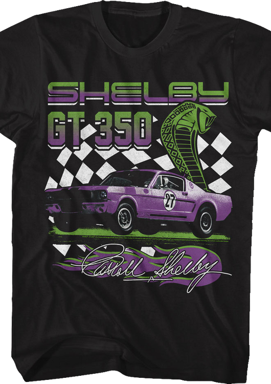 GT 350 Checkered Flag Shelby T-Shirt - main product image