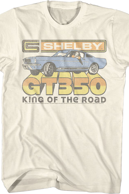 GT350 King Of The Road Shelby T-Shirt - main product image