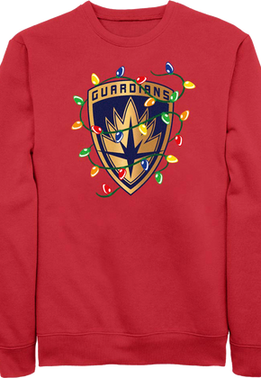Guardians Of The Galaxy Christmas Lights Marvel Comics Sweatshirt