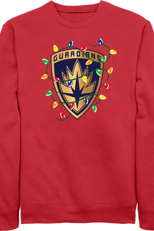 Guardians Of The Galaxy Christmas Lights Marvel Comics Sweatshirtmain product image