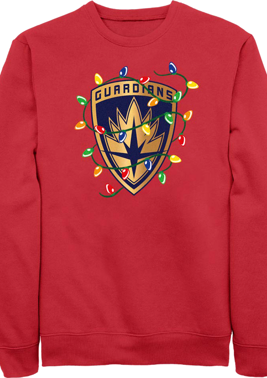 Guardians Of The Galaxy Christmas Lights Marvel Comics Sweatshirt - main product image
