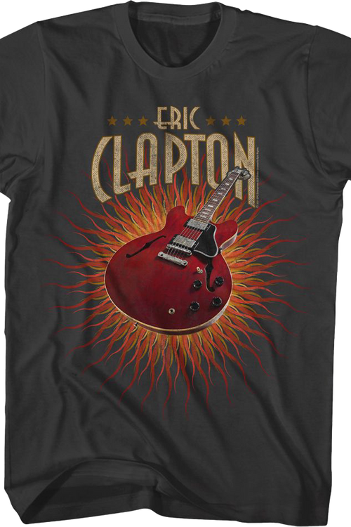 Guitar Flames Eric Clapton T-Shirtmain product image
