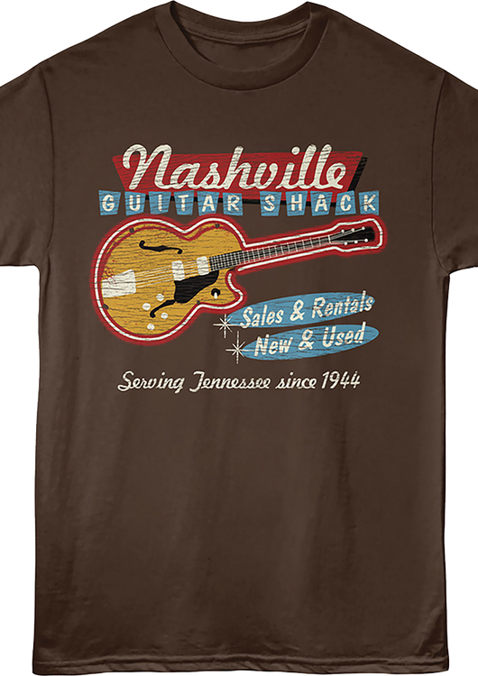 Guitar Shack Nashville Tennessee T-Shirt - main product image