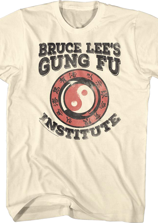 Gung Fu Institute Logo Bruce Lee T-Shirt - main product image