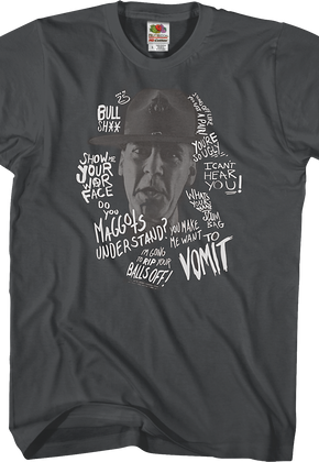 Gunnery Quotes Full Metal Jacket T-Shirt
