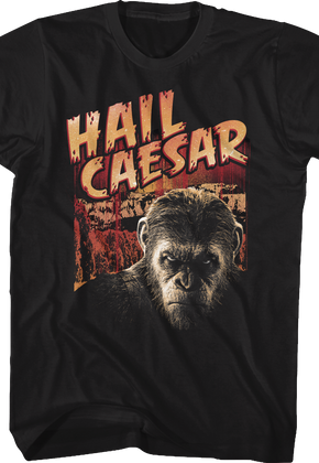 Hail Caesar Planet Of The Apes T-Shirt