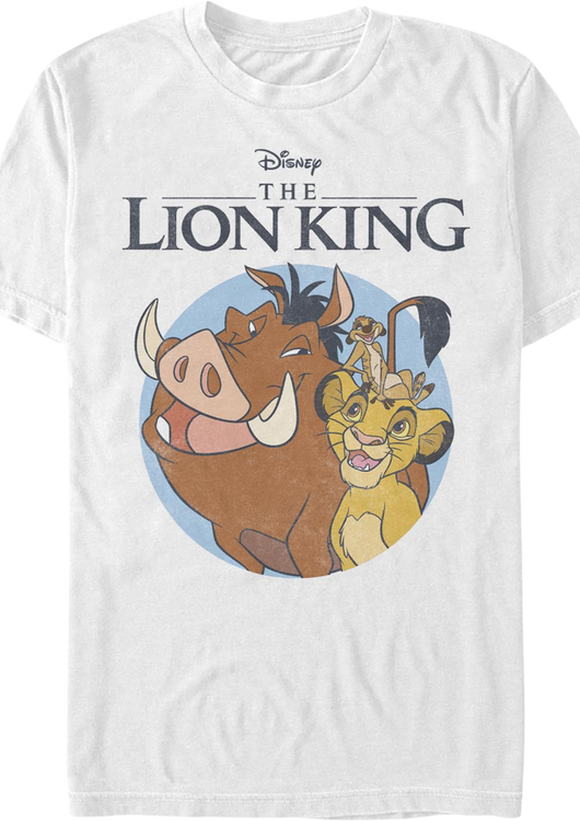 Pumbaa, Timon & Simba Lion King T-Shirt - main product image