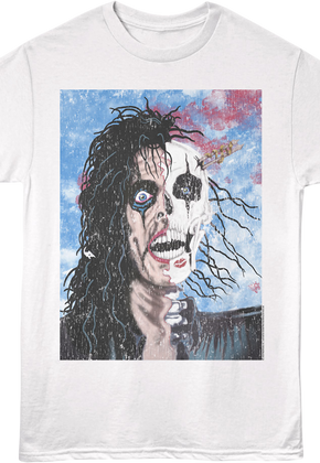 Front & Back Halfskull Trash Alice Cooper T-Shirt
