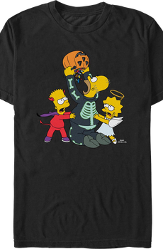 Halloween Candy Simpsons T-Shirt