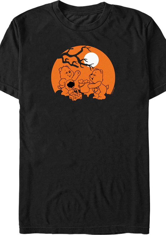 Halloween Moon Care Bears T-Shirt - main product image