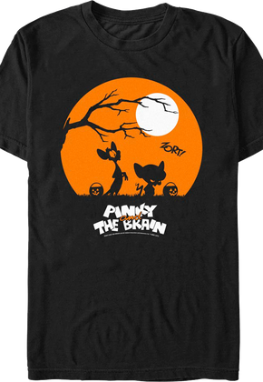 Halloween Silhouettes Pinky and the Brain T-Shirt