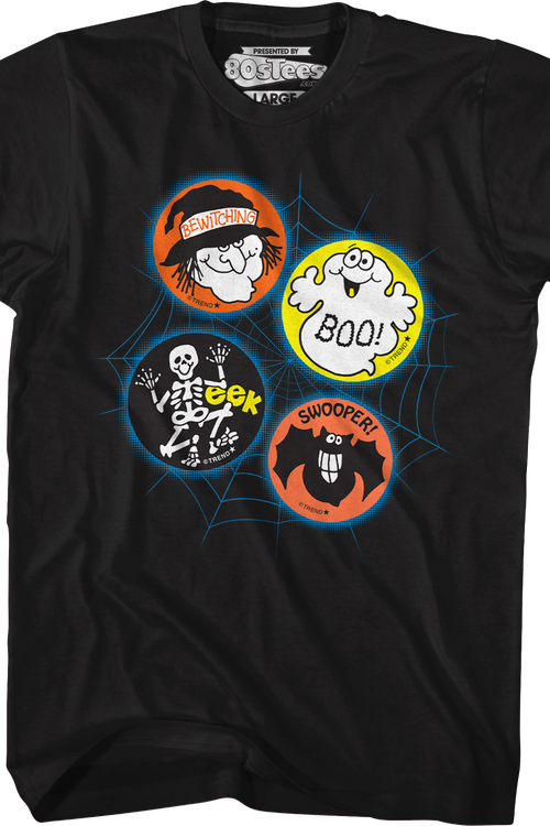 Halloween Stickers Scratch N Sniff T-Shirtmain product image
