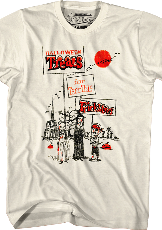 Halloween Treats For Terrible Tricksters T-Shirt - main product image