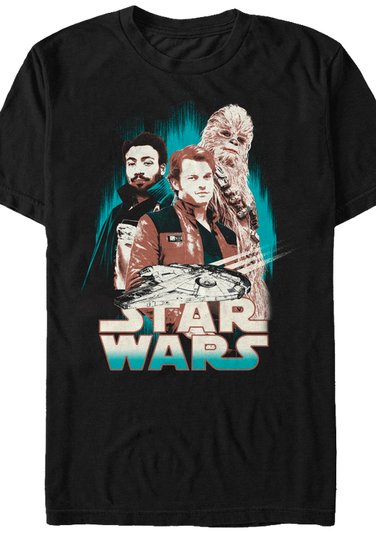 Han Lando Chewie Solo Star Wars T-Shirt - main product image
