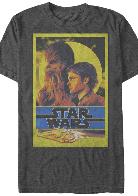 Han Solo and Chewbacca Star Wars T-Shirt - main product image
