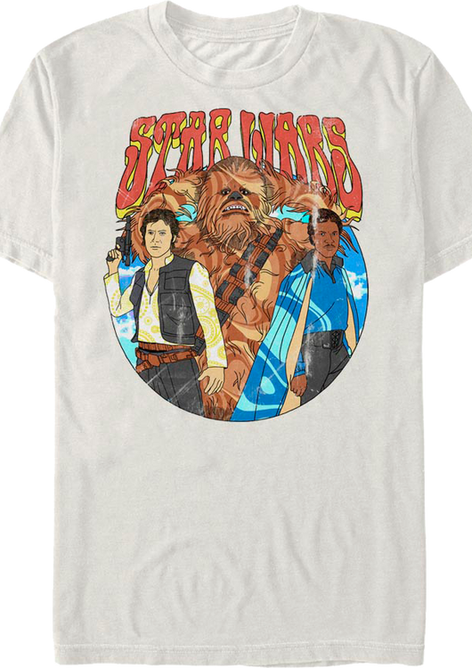Han Solo Chewbacca Lando Calrissian Star Wars T-Shirt - main product image