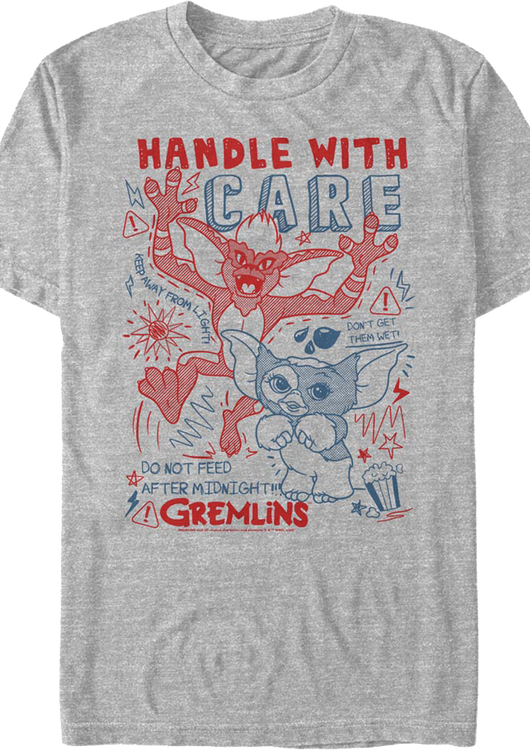 Handle With Care Gremlins T-Shirt - main product image