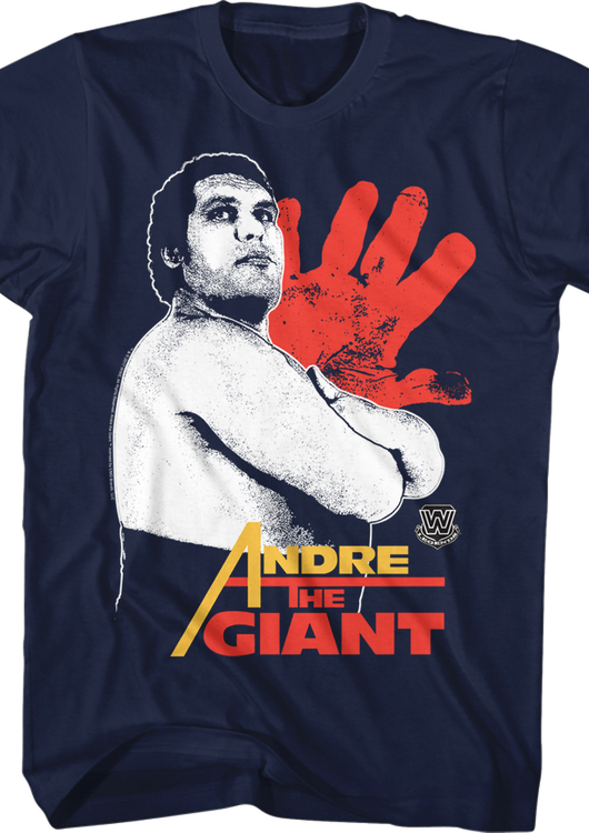 Handprint Andre The Giant T-Shirt - main product image