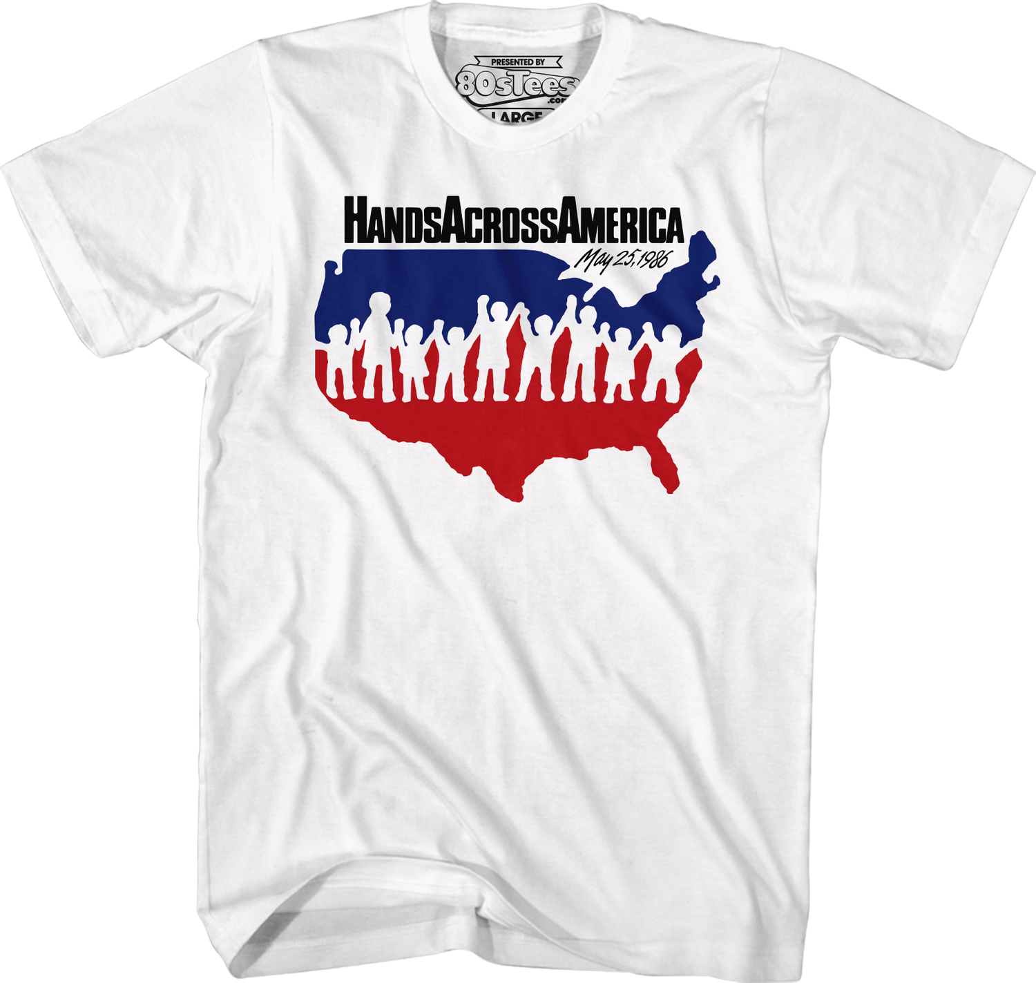 Hands Across America Shirt: Br&amp; Icons Hands Across America T-shirt