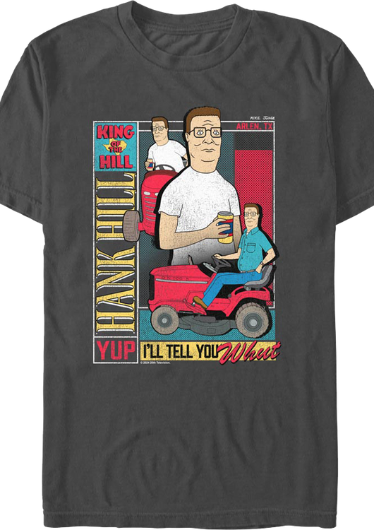 Hank Hill Collage King of the Hill T-Shirt - main product image