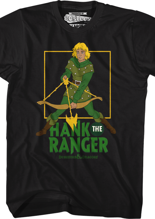 Hank The Ranger Bow & Arrow Pose Dungeons & Dragons T-Shirt - main product image