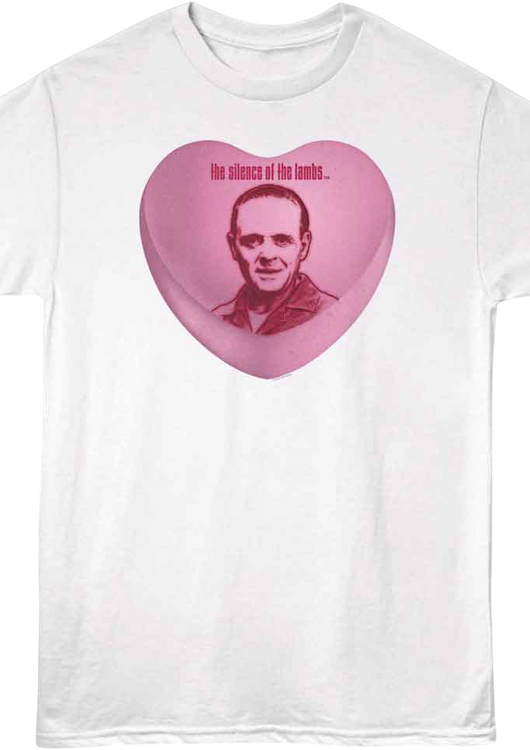 Hannibal Lecter Candy Heart Silence of the Lambs T-Shirt - main product image