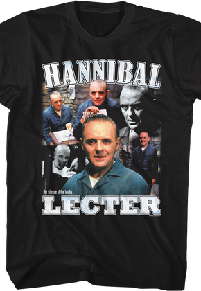 Hannibal Lecter Collage Silence Of The Lambs T-Shirt