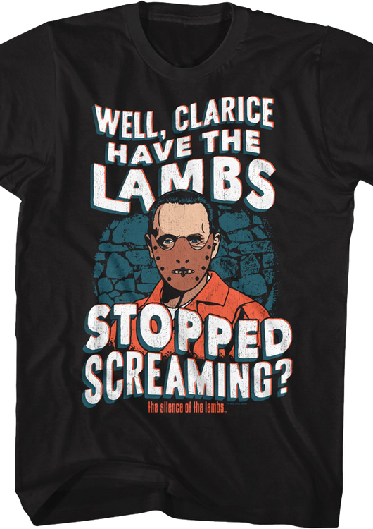 Hannibal Lecter Lambs Stopped Screaming Silence of the Lambs T-Shirt - main product image