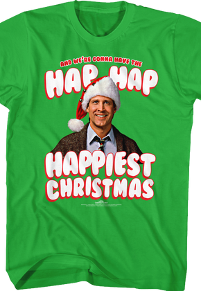 Hap Hap Happiest Christmas Vacation T-Shirt