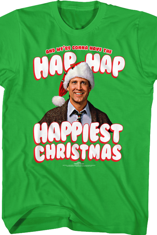 Hap Hap Happiest Christmas Vacation T-Shirtmain product image