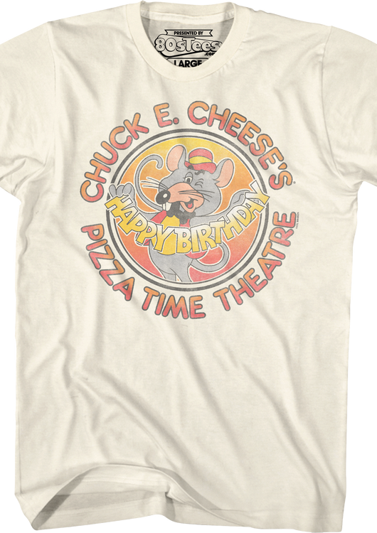 Happy Birthday Chuck E. Cheese T-Shirt - main product image